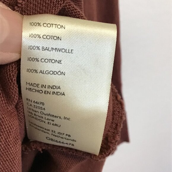 Free People Molly Side-Tie Dress Bittersweet Size L - Picture 11 of 12